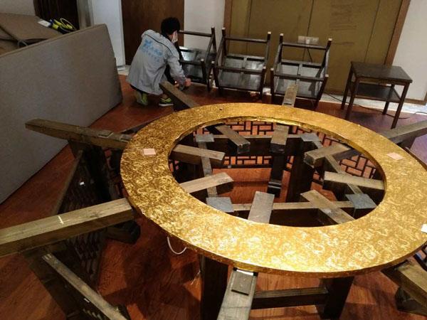 10月6日某大型酒店施工治理現場